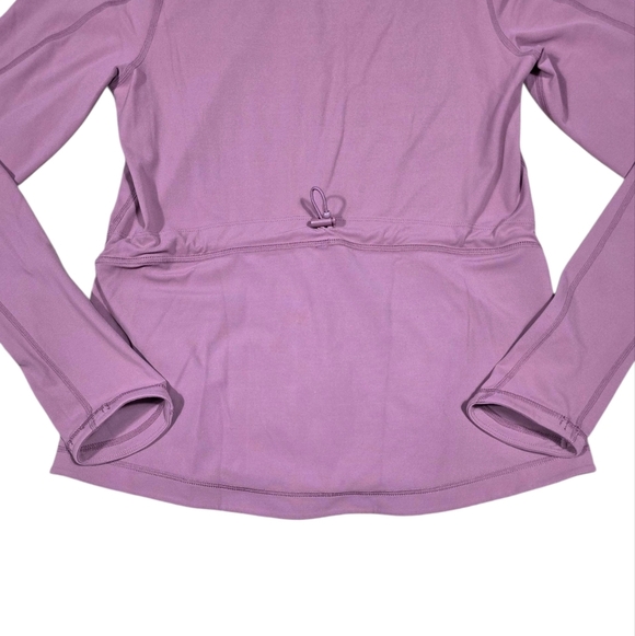 Sweaty Betty Plum Pink Super Soft Workout Zip Through Hoodie Activewear - Picture 6 of 8